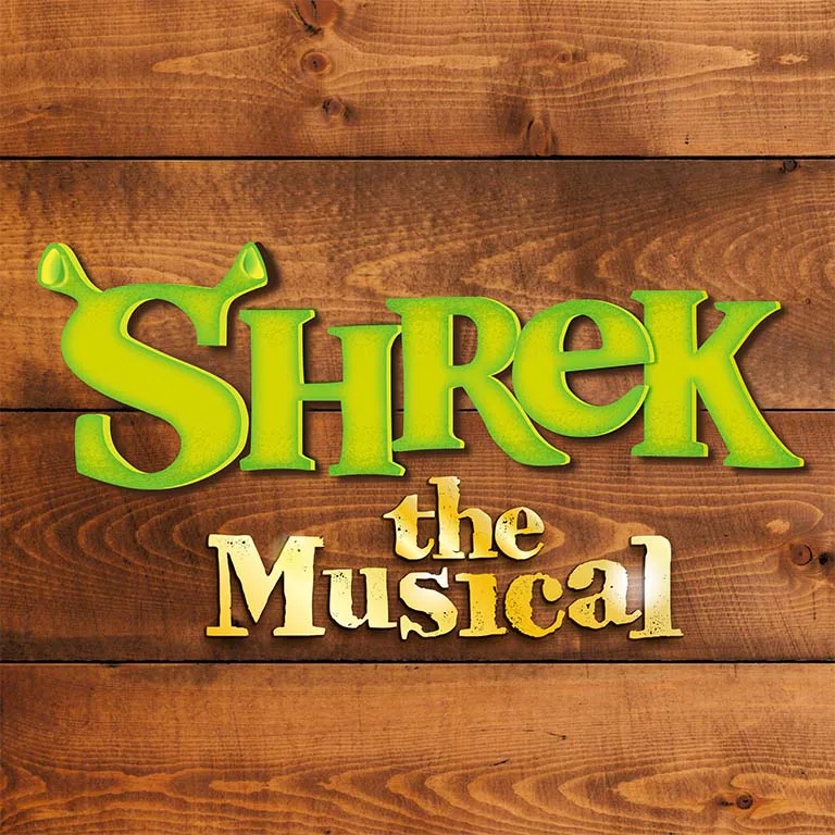 Official Berkeley Playhouse artwork for Shrek the Musical.